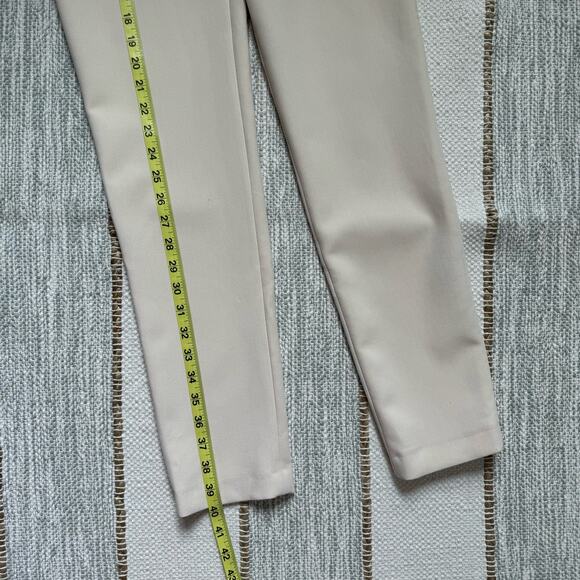 Zara Beige Cigarette Leg High Rise Trouser Pants Women’s Size XS Bloggers Fave - Picture 7 of 13